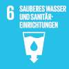 SDG 6 Sauberes Wasser und saniäre Einrichtungen