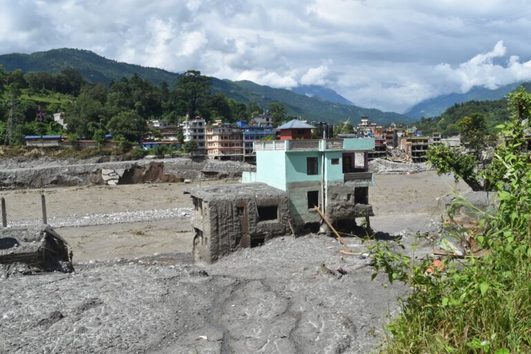 Sturzflut im Himalaya